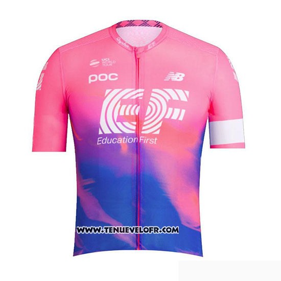 2019 Maillot Ciclismo Ef Education First Rose Manches Courtes et Cuissard